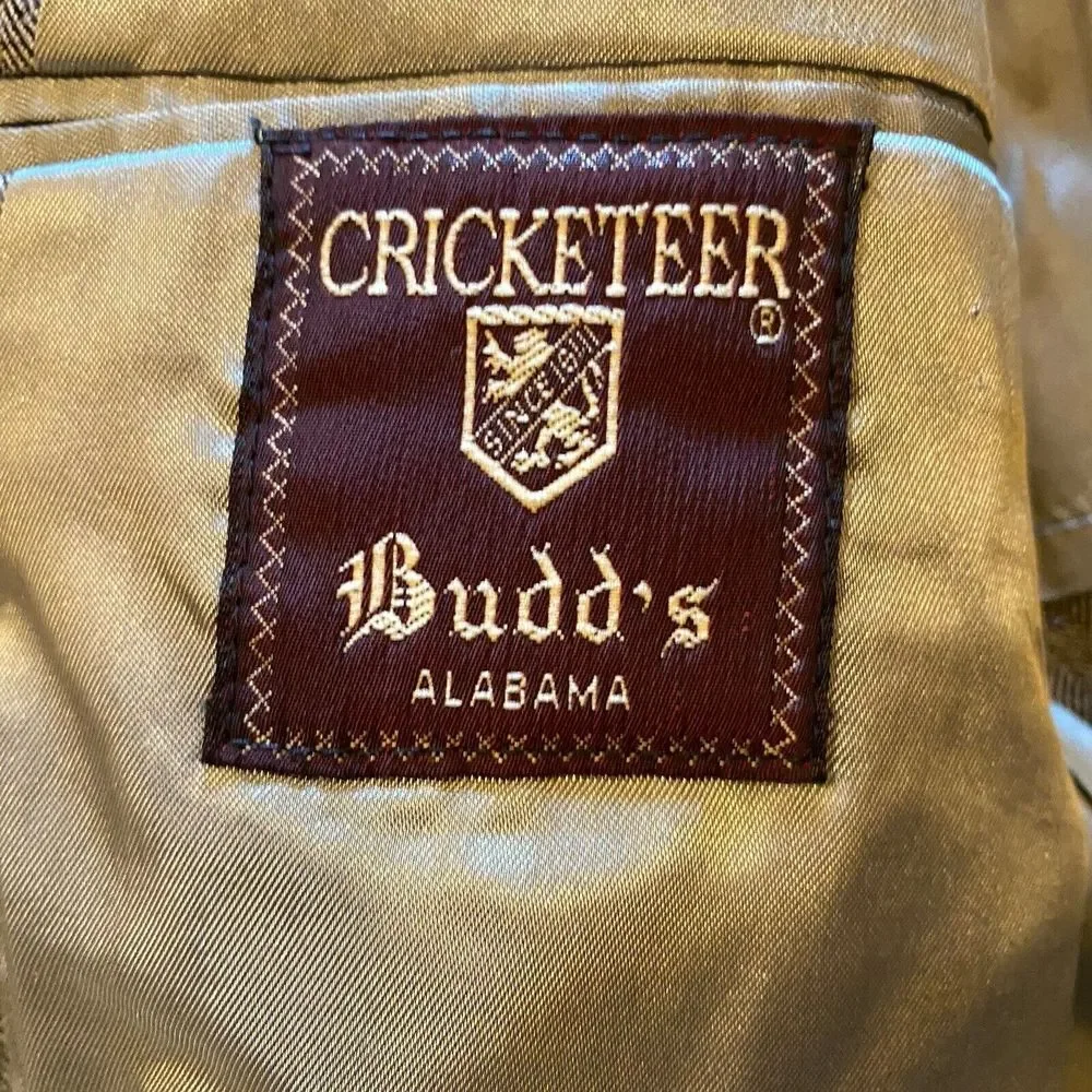 Cricketeer Budd's Alabama Wool Blazer Jacket Mens Chest Measures 44